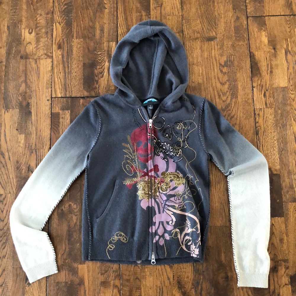 Cashmere jogger pants and jacket set